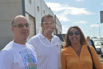 Descubrimiento de la placa de la calle que lleva el nombre de Sebastián Grisaleña (Foto TA)